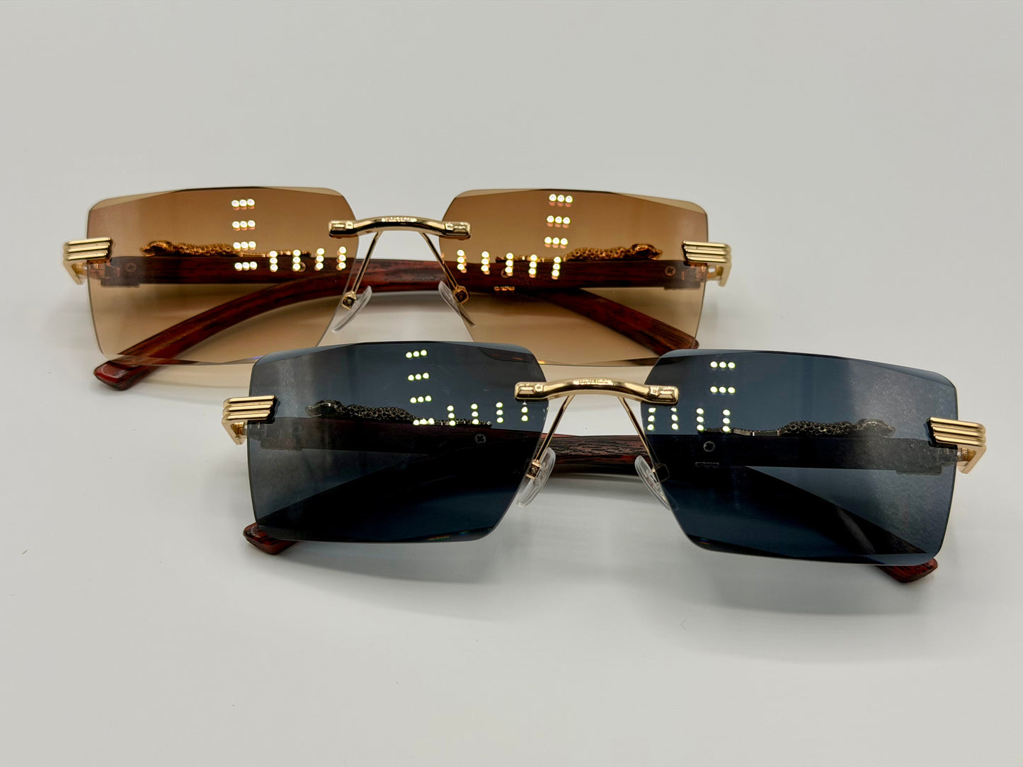 Tiger π
Cut Edge Rimless Sunglasses πΆοΈ A032