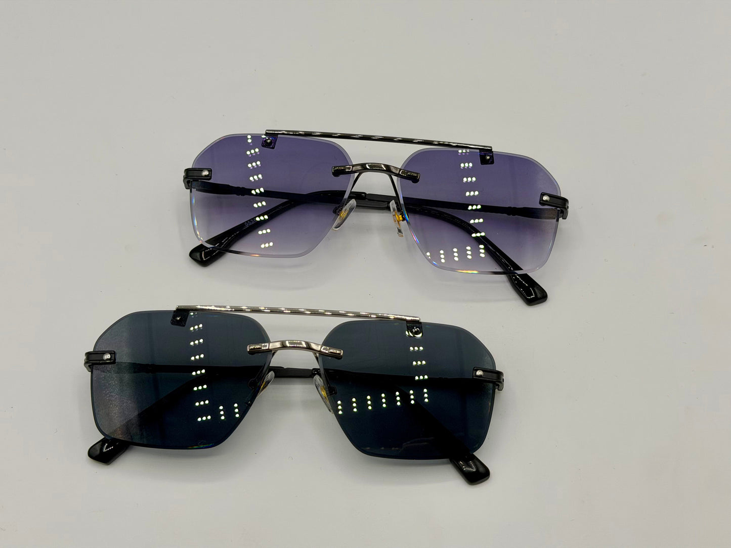 Aura Alpha Rimless Sunglasses 🕶️ A036