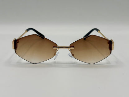 Miu Miu Oval Rimles Sunglasses 🕶️ A035