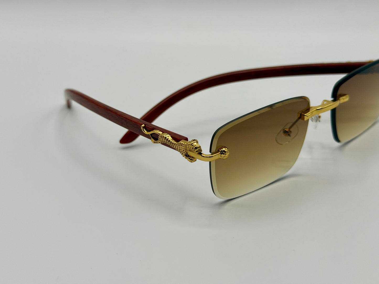 Tiger 🐅 Motive Rimless Sunglasses 🕶️ A031